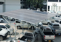 Loas Solar Parking Shed