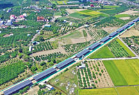 6 Lines of the north trunk line irrigation channel