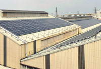 TAYA Group Solar Power Plant side view