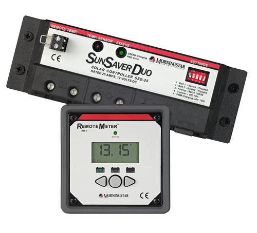 SunSaver Duo-SunSaver Duo is an advanced PWM two battery controller for RV’s, caravans, boats and cottages