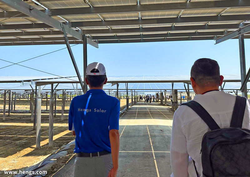 The project was jointly developed by Da-Ya Green Energy Investment and HENGS construct. Through detailed explanations provided by HENGS on the project, as well as personal testimonies from fish farmers, everyone was able to further understand how aquaculture production and solar power can coexist and thrive. 