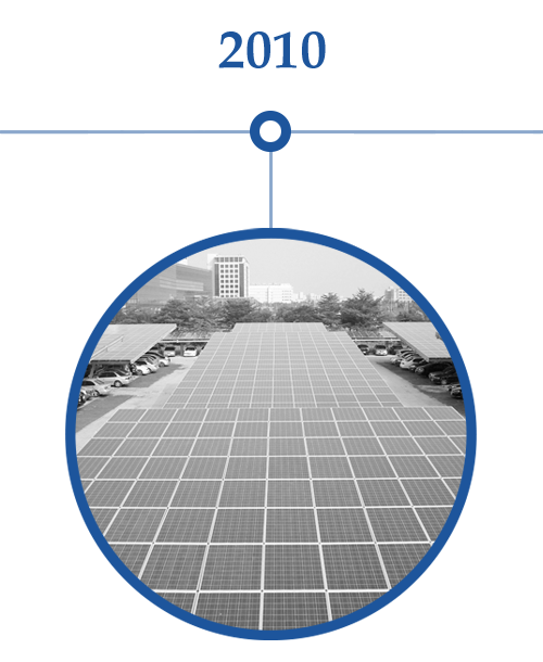  Completion of the solar-powered parking lot at the Southern Taiwan Science Park