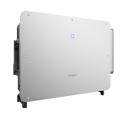 Sungrow SG125CX-P2-12 MPPTs with max. efficiency 98.5%. DC 15A current input, compatiable with
over 500W+ PV module. Key component diagnosis and protection, Compatible max. 240mm² Al AC cables.