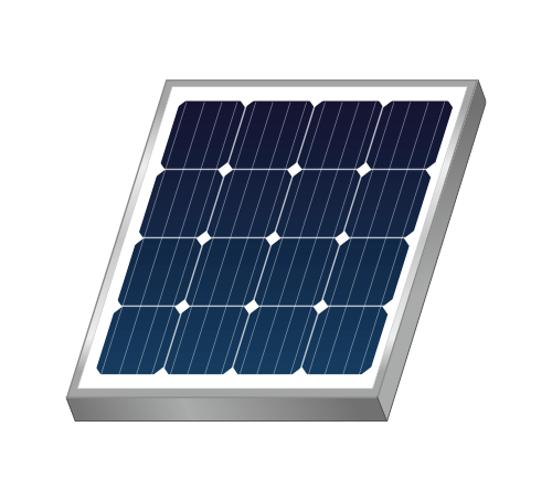 Monocrystal solar panel P085 series